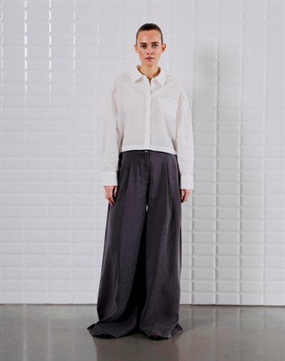 Quine Cropped Skjorte